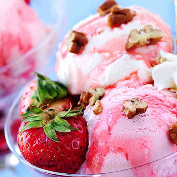 Doğan Dondurma - Çilekli Dondurma